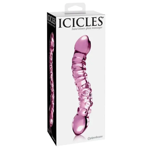 ICICLES - Masajeador de vidrio N. 55 para placer personalizado - Imagen 2