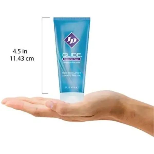 ID GLIDE - Lubricante Base Agua Ultra Long Lasting Travel Tube 60 ML - Imagen 2