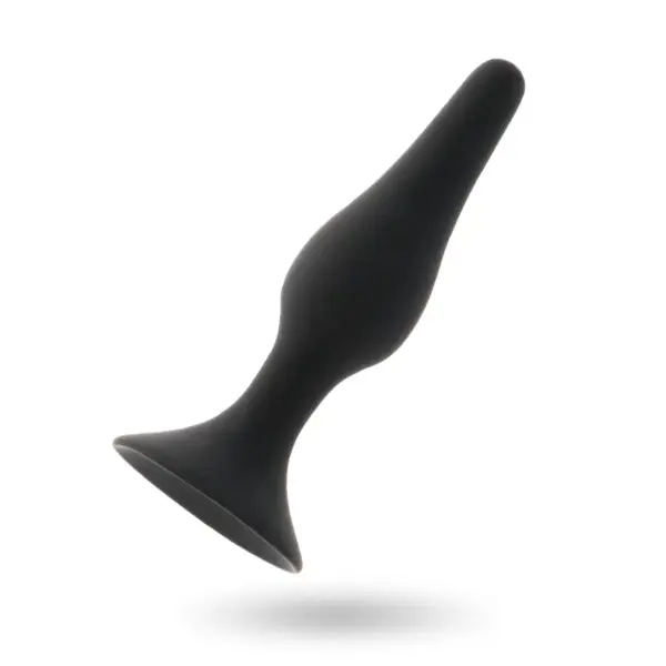 Anal Level 1 - Plug anal de silicona negro de 10.5 cm - Imagen 2