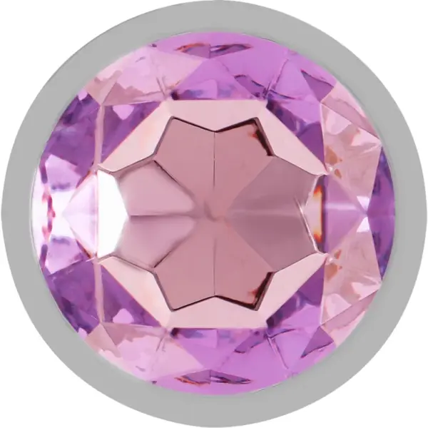 INTENSE - Plug Anal Metal Aluminio con Cristal Violeta Talla S - Imagen 3