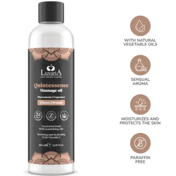 IntimateLine Luxuria - Aceite de Masajes Chocolate 150 ml - Imagen 4