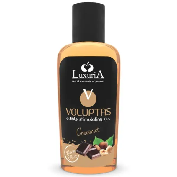 INTIMATELINE LUXURIA - VOLUPTAS GEL MASAJE COMESTIBLE EFECTO CALOR - CHOCONUT 100 ML
