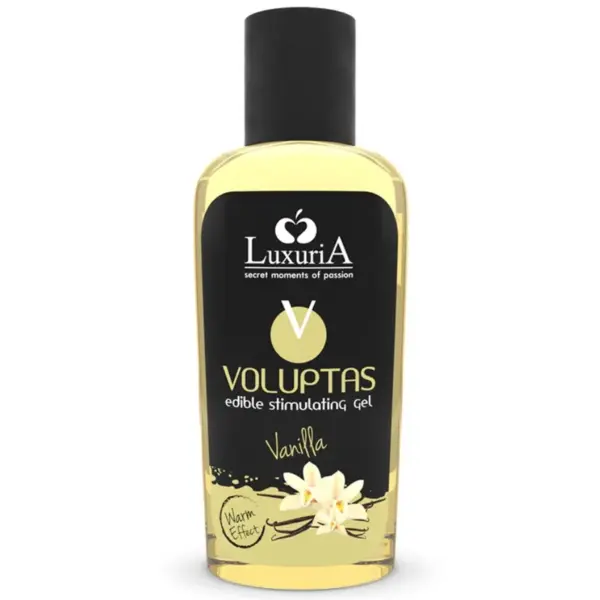 INTIMATELINE LUXURIA - Gel de masaje comestible efecto calor Vainilla 100 ml