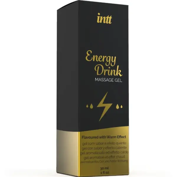 INTT Massage & Oral Sex - Gel de Masaje con Sabor a Bebida Energética - Imagen 3