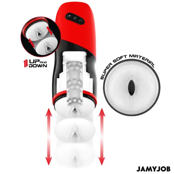JAMYJOB - XPEED Masturbador Vagina Automático con Sonido y 5 Modos de Empuje - Imagen 2