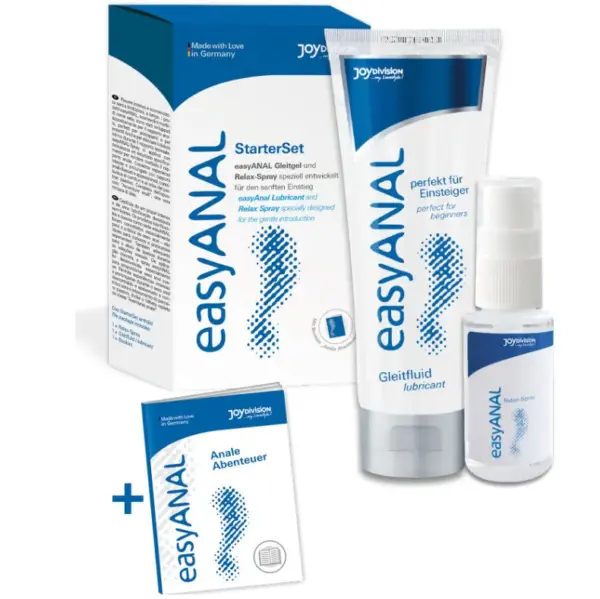 JOYDIVISION EASYANAL - Starter Set Lubricante y Relajante Anal para el Placer Sin Límites