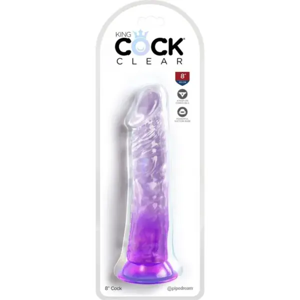King Cock - Pene realístico morado de 19.7 cm - Imagen 2