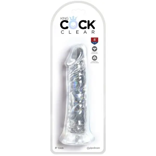 King Cock - Pene Realístico Transparente de 19.7 cm - Imagen 4