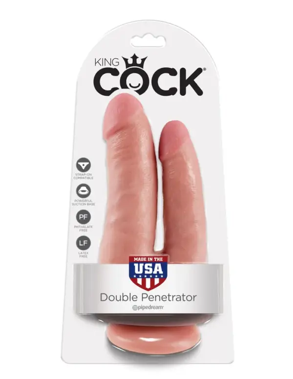 KING COCK - Doble penetración natural para una experiencia única