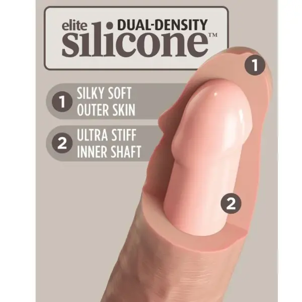 KING COCK - Élite arnés ajustable para principiantes con dildo 15.2 cm - Imagen 10