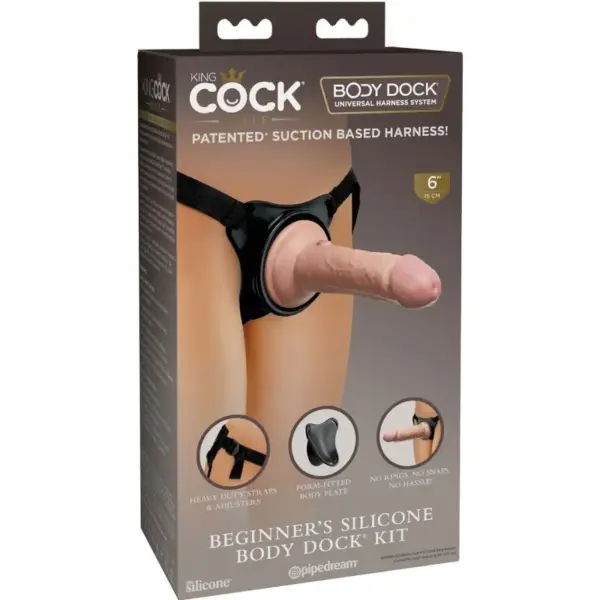 KING COCK - Élite arnés ajustable para principiantes con dildo 15.2 cm - Imagen 11