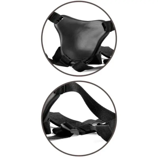 KING COCK - Elite Kit Arnés Ajustable Deluxe Anillo con Testículos & Dildo 20.3 cm - Imagen 10