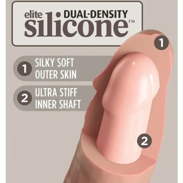 KING COCK - Elite Kit Arnés Ajustable Deluxe Anillo con Testículos & Dildo 20.3 cm - Imagen 13