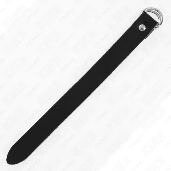 KINK - Anillo Pene Cuero con Cierre a Presión 22 x 2 cm - Imagen 4