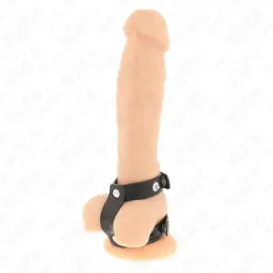 KINK - Anillo Pene Doble Polipiel Ajustable para Placer y Control