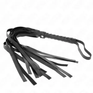 KINK - Látigo Simple Negro 45 cm para Placer Intenso y Control
