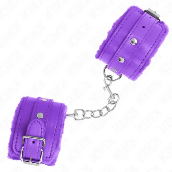 KINK - Muñequera Forrada Premium Violeta con Correa Violeta Ajustable - Imagen 2