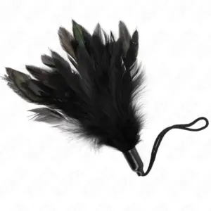 KINK - PLUMAS PARA COSQUILLAS CON MANGO DE CUERDA BASE DE PLÁSTICO 15 CM
