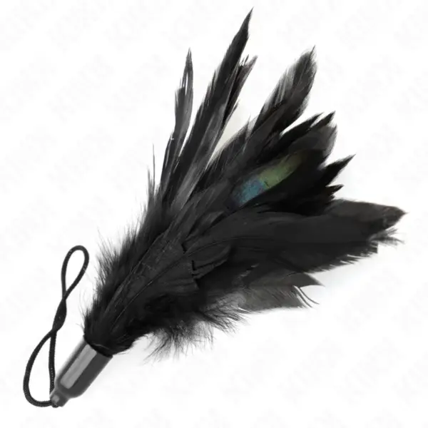 KINK - Plumas para Cosquillas con Mango de Cuerda Base de Plástico 15 cm - Imagen 4