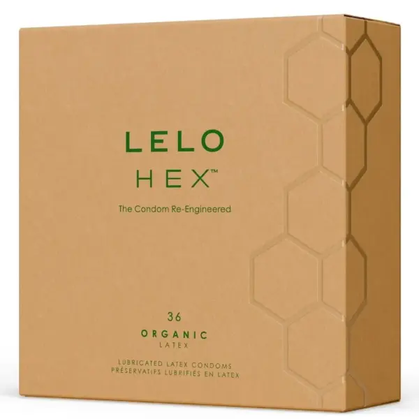 LELO HEX™ Organic - Preservativo ecológico de lujo en caja de 36 uds - Imagen 9