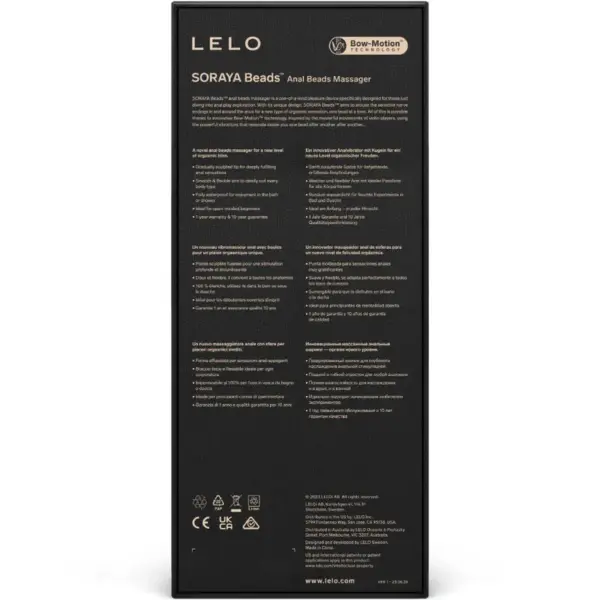 LELO - SORAYA Beads masajeador anal negro - Imagen 4