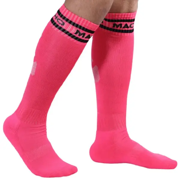 Macho - Calcetines largos talla única rosa para hombres - Imagen 2