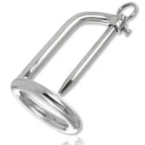 METAL HARD - Anillo Glande con Plug para Placer BDSM