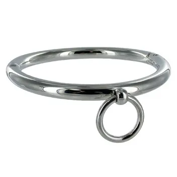 METAL HARD - BDSM Collar con Argolla 18cm