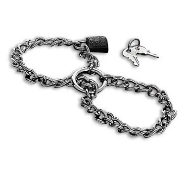Metal Hard - Esposas con cadena de acero inoxidable