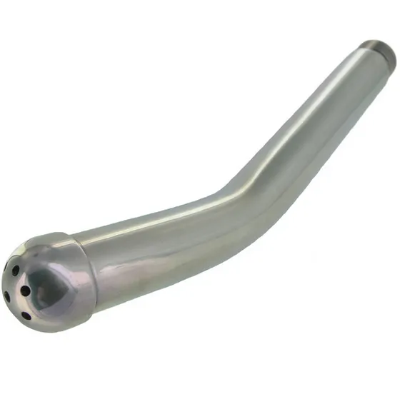 Metal Hard - Ducha Intima G-Spot de 20.10cm para Placer y Limpieza