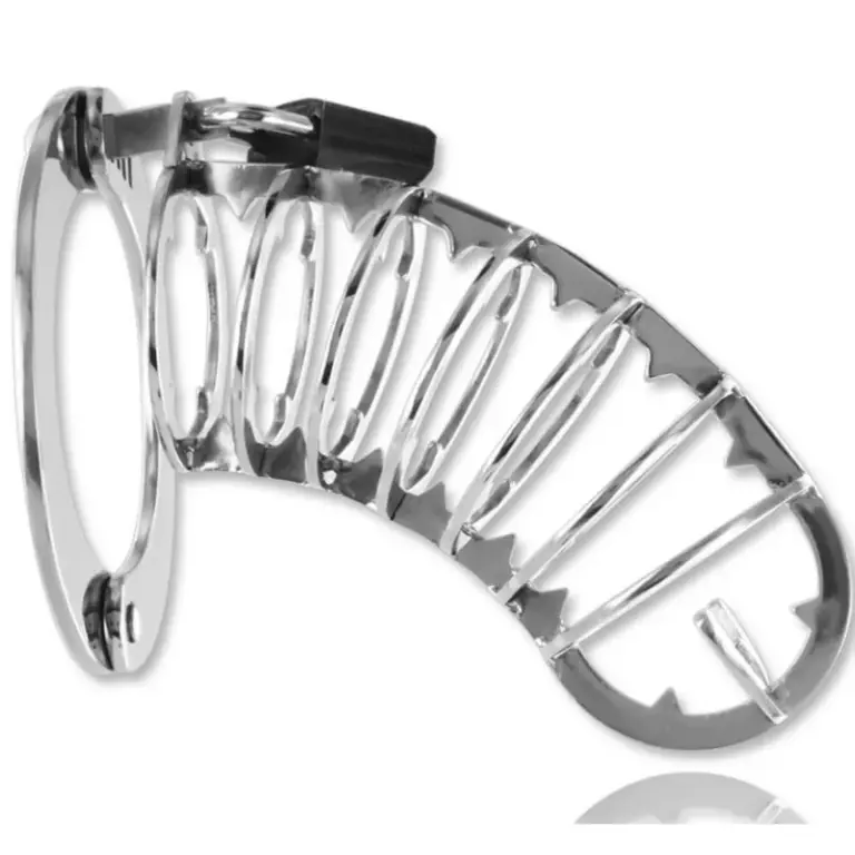 METAL HARD - Jaula pene con cierre seguridad 14 cm