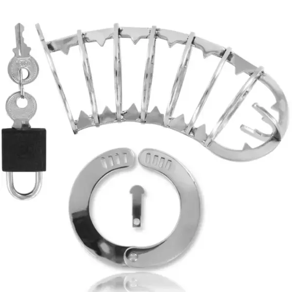 METAL HARD - Jaula pene con cierre seguridad 14 cm - Imagen 2