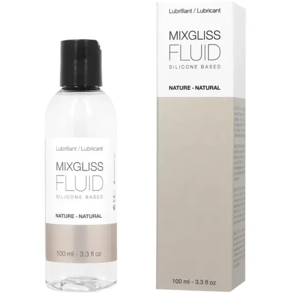 MIXGLISS - Lubricante base silicona natural 100ml para un placer duradero