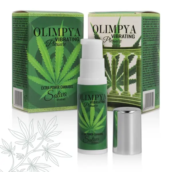 OLIMPYA - Vibrador líquido potenciador de placer con Cannabis sativa