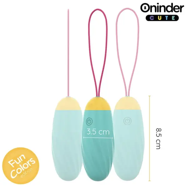 ONINDER CUTE - Huevo Vibrador con Control Remoto y Movimiento en Ondas - Imagen 4