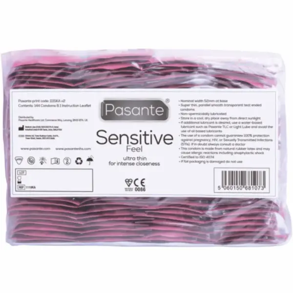 Pasante - Preservativo Sensitive Bolsa 144 Unidades - Imagen 3