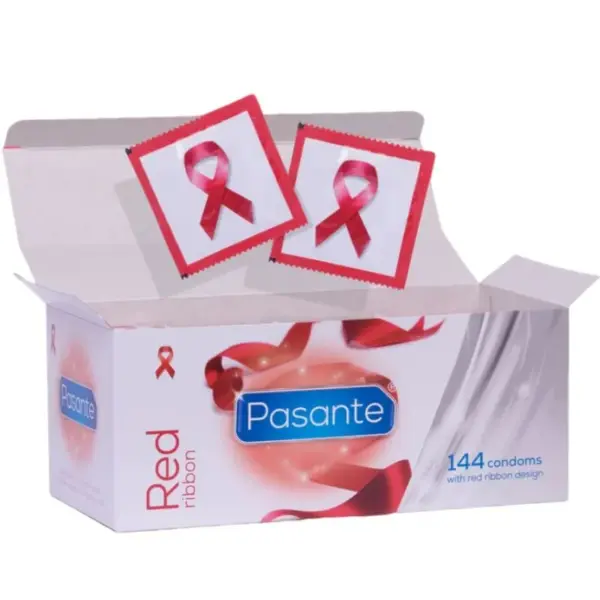 Red Ribbon - Preservativos 144 unidades para una protección segura y consciente