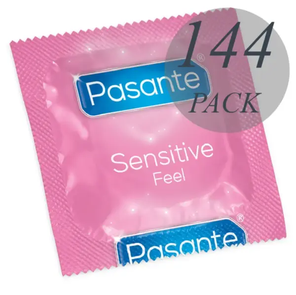 Pasante - Preservativos Sensitive Ultrafino 144 Unidades para Placer Intenso - Imagen 2