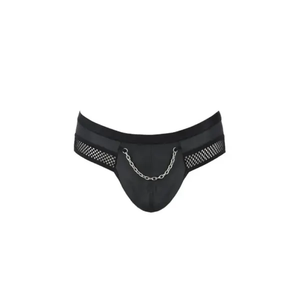 PASSION - Slip Abierto Tom Negro L/XL - Lencería Erótica de Calidad - Imagen 5