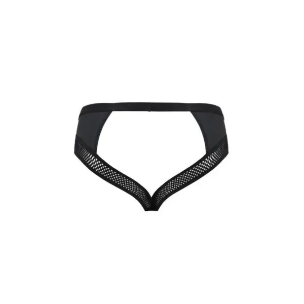 PASSION - Slip Abierto Tom Negro L/XL - Lencería Erótica de Calidad - Imagen 6