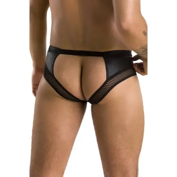 PASSION - Slip Abierto Tom Negro S/M para Hombres - Imagen 4