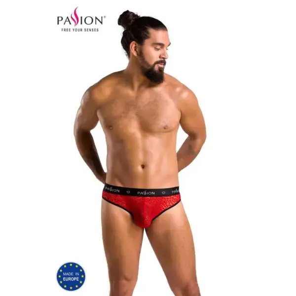 PASSION - Slip Mike Rojo L/XL - Lencería Erótica para Hombres
