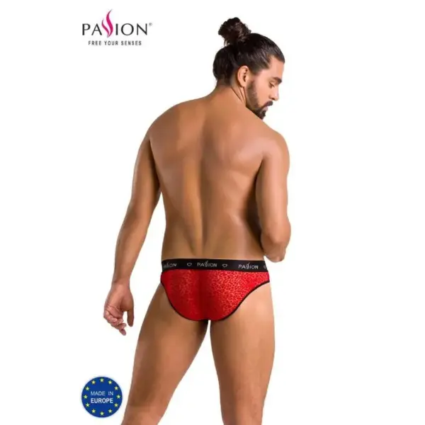 PASSION - Slip Mike Rojo L/XL - Lencería Erótica para Hombres - Imagen 2