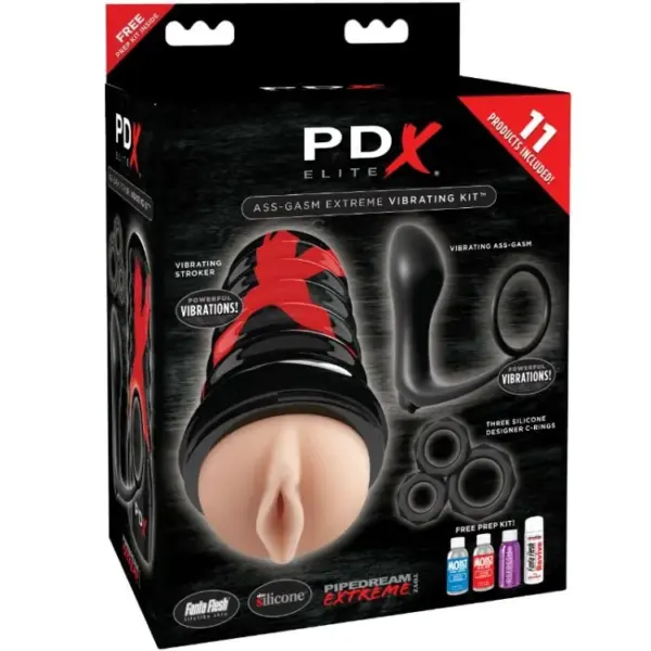 PDX ELITE - Kit Ass-Gasm Explosion Diseño Vagina - Imagen 3