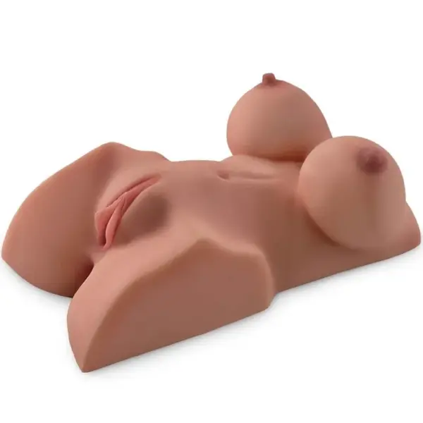 PDX PLUS - Torso Masturbador Femenino Doble Entrada Caramelo