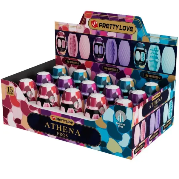 Pretty Love - Athena Eros Pack 15 Masturbadores Masculinos Varios