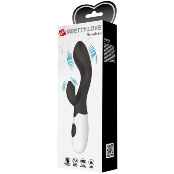 Pretty Love - Vibrador Punto G Negro con Potentes Vibraciones - Imagen 9