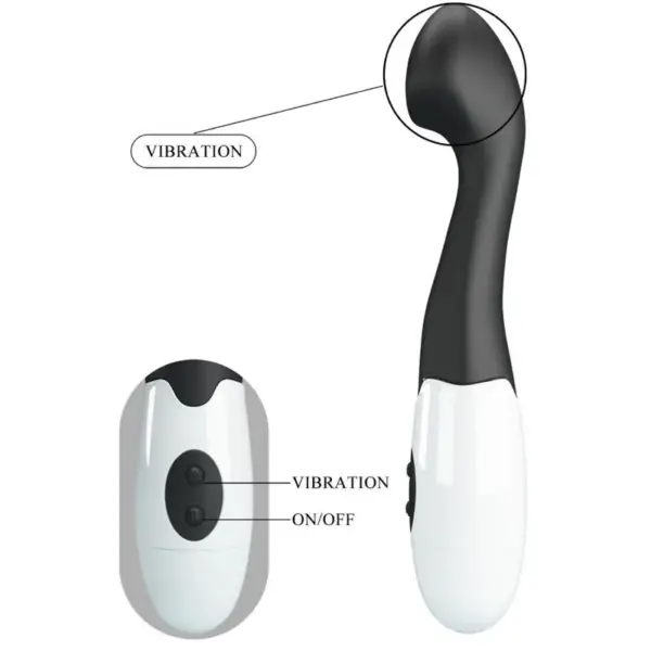 Pretty Love - Vibrador Punto G 30 Modos Negro - Imagen 8