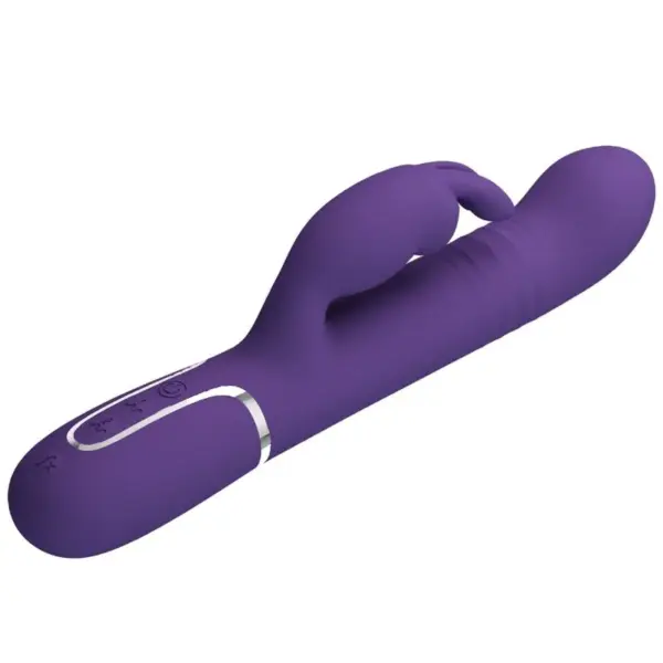 Pretty Love - Vibrador rabbit con licking morado - Imagen 4