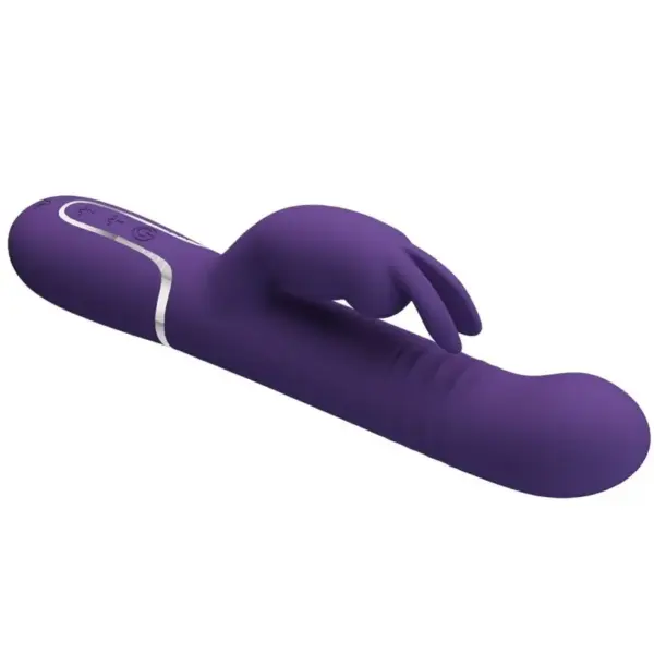 Pretty Love - Vibrador rabbit con licking morado - Imagen 5